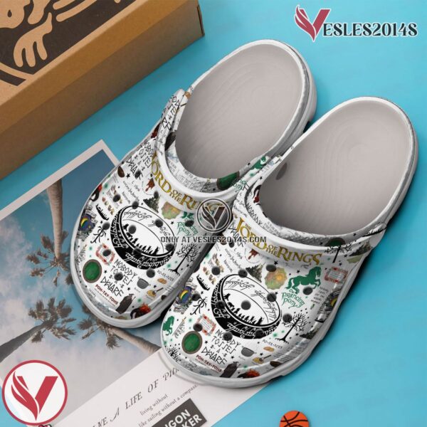 Premium The Lord Of The Rings Novel Movie Crocs Crocband Clogs Shoes Comfortable For Men Women and Kids Style 2 - Vesles2014S 3