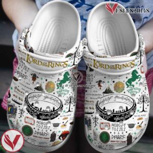 Premium The Lord Of The Rings Novel Movie Crocs Crocband Clogs Shoes Comfortable For Men Women and Kids Style 2 - Vesles2014S