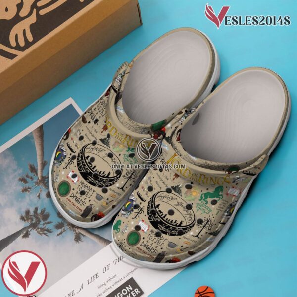 Premium The Lord Of The Rings Novel Movie Crocs Crocband Clogs Shoes Comfortable For Men Women and Kids Style 2 - Vesles2014S 4