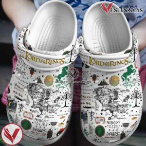 Premium The Lord Of the Rings Novel Movie Crocs Crocband Clogs Shoes Comfortable For Men Women and Kids - Vesles2014S