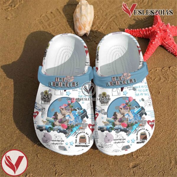 Premium The Lumineers Music Crocs Crocband Clogs Shoes, Unique Gifts For Fans - Vesles2014S 4
