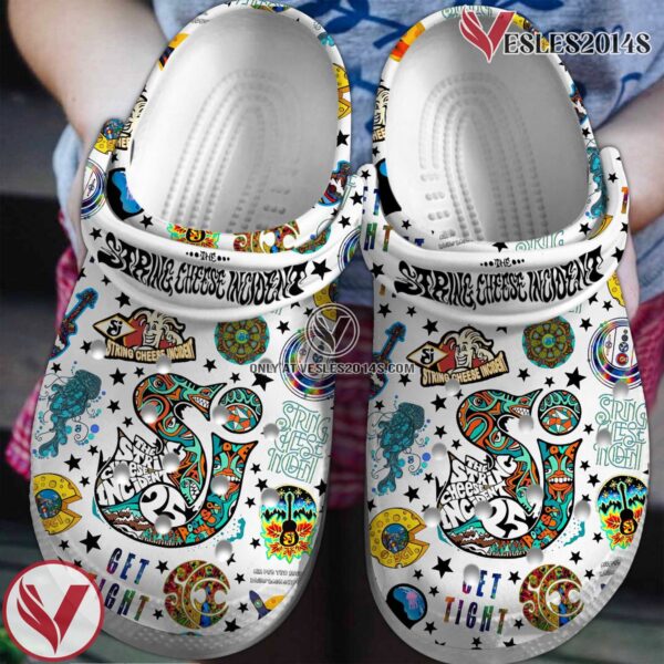 Premium The String Cheese Incident Music Crocs Crocband Clogs Shoes, Unique Gifts For Fans Style 1 - Vesles2014S