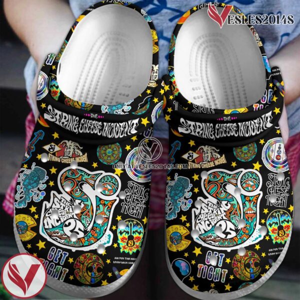 Premium The String Cheese Incident Music Crocs Crocband Clogs Shoes, Unique Gifts For Fans Style 2 - Vesles2014S