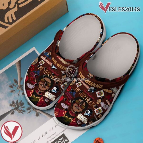 Premium The Weeknd Music Crocs Crocband Clogs Shoes, Unique Gifts For Fans Style 1 - Vesles2014S 2