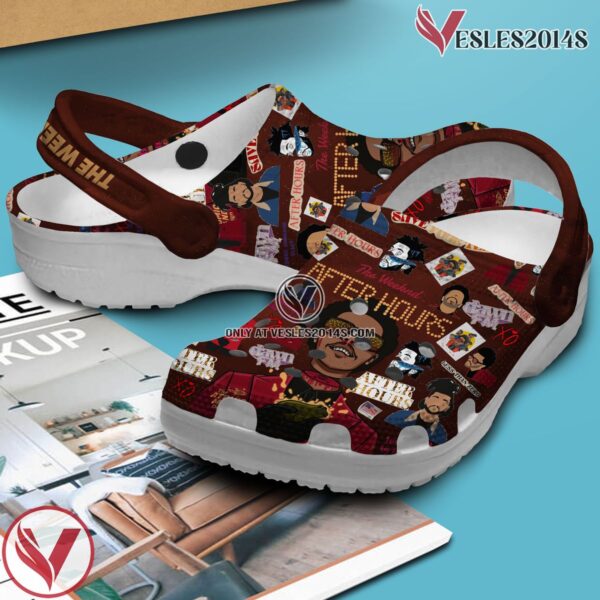 Premium The Weeknd Music Crocs Crocband Clogs Shoes, Unique Gifts For Fans Style 1 - Vesles2014S 3