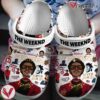 Premium The Weeknd Music Crocs Crocband Clogs Shoes, Unique Gifts For Fans Style 2 - Vesles2014S