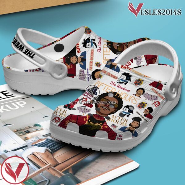 Premium The Weeknd Music Crocs Crocband Clogs Shoes, Unique Gifts For Fans Style 2 - Vesles2014S 3