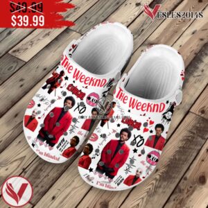Premium The Weeknd Music Crocs Crocband Clogs Shoes, Unique Gifts For Fans - Vesles2014S 2