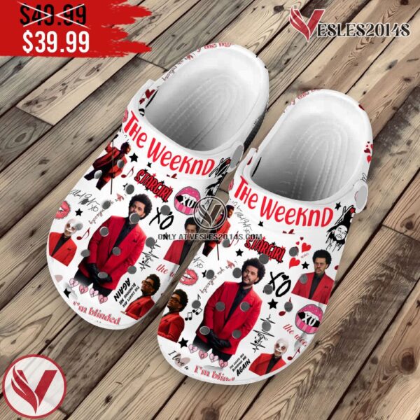 Premium The Weeknd Music Crocs Crocband Clogs Shoes, Unique Gifts For Fans - Vesles2014S 2