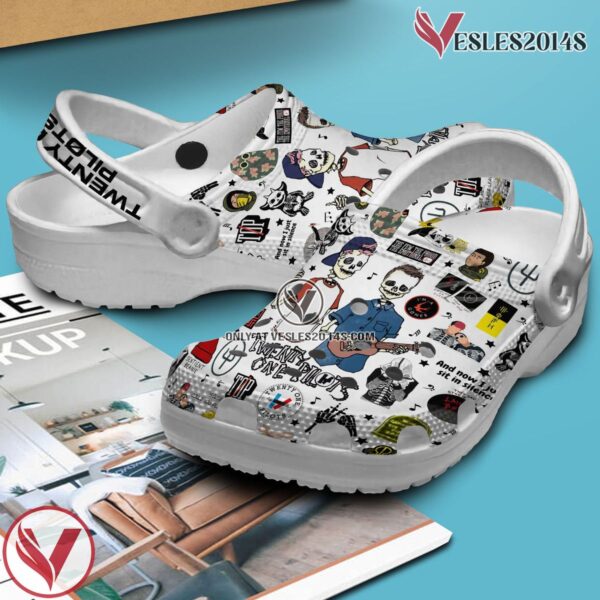 Premium Twenty One Pilots Music Crocs Crocband Clogs Shoes, Unique Gifts For Fans - Vesles2014S 3