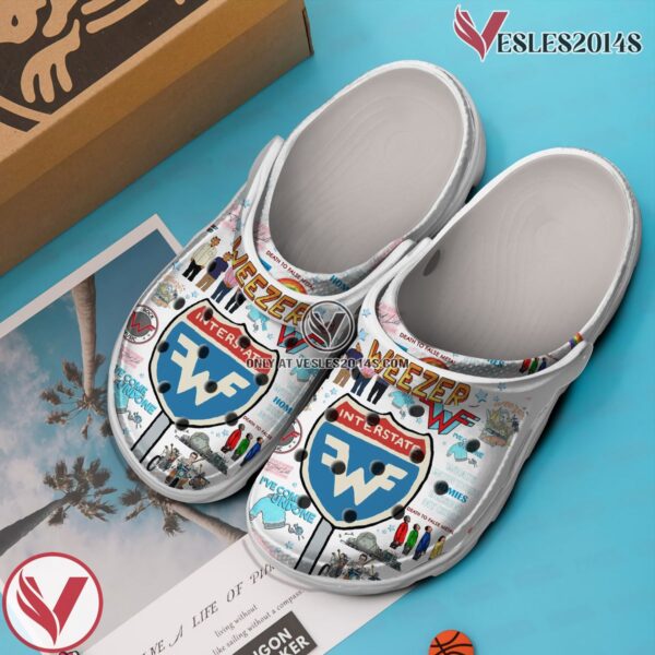 Premium Weezer Music Crocs Crocband Clogs Shoes, Unique Gifts For Fans - Vesles2014S 4