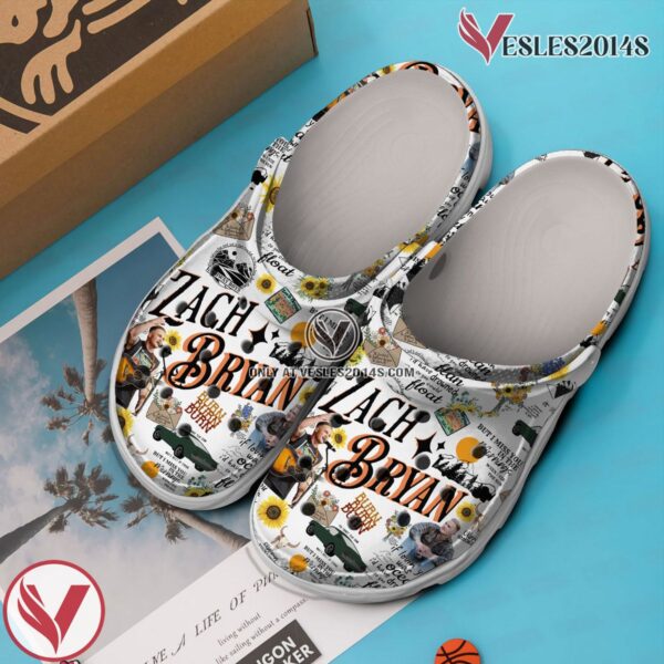 Premium Zach Bryan Music Crocs Crocband Clogs Shoes, Unique Gifts For Fans Style 1 - Vesles2014S 2