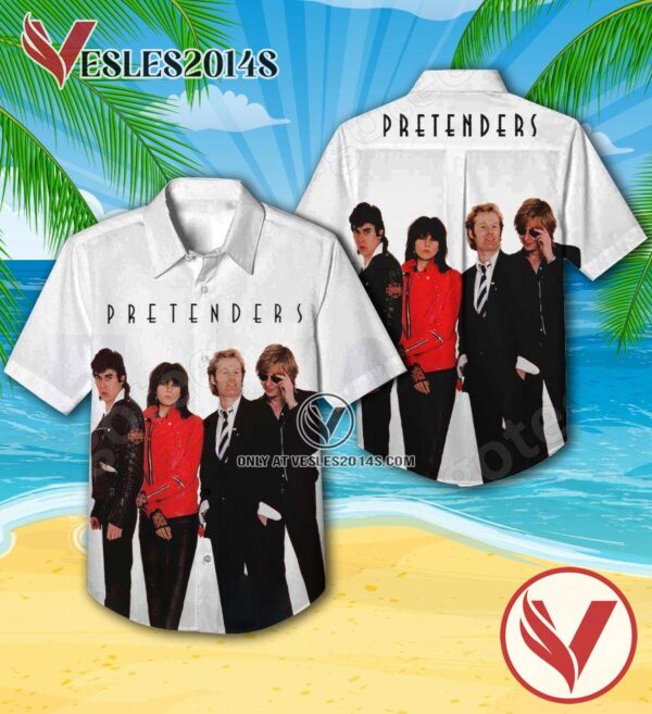 Pretenders The Debut Studio Album Cover Hawaiian Shirt, Unique Gifts For Music Lovers - Vesles2014S