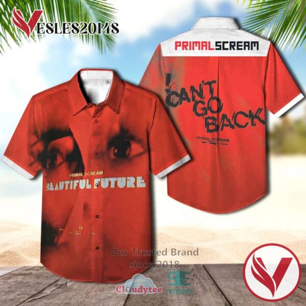 Primal Scream Beautiful Future 2008 Casual Hawaiian Shirt, Best Gifts For Summer Vesles2014S 1