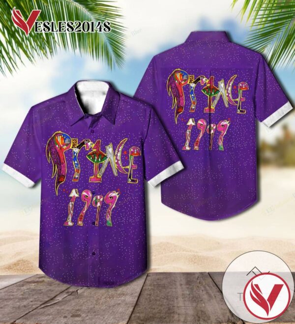 Prince 1999 Album Hawaiian Shirt, Best Gift For Music Lovers Vesles2014S