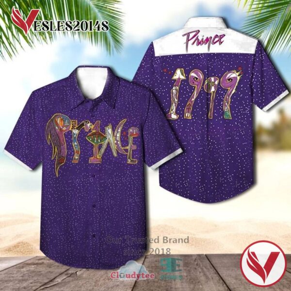 Prince 1999 Albums Hawaiian Shirt, Best Gift For Music Lovers Vesles2014S