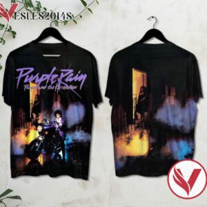 Prince And The Revolution Purple Rain Album Cover Shirt, Perfect Gifts For Music Lovers - Vesles2014S