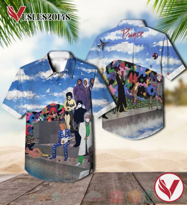 Prince Around the World in a Day Album Hawaiian Shirt, Best Gift For Music Lovers Vesles2014S