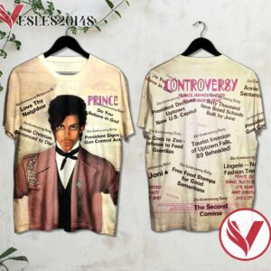 Prince Controversy Album Cover Shirt, Perfect Gifts For Music Lovers - Vesles2014S