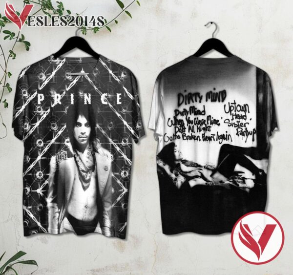 Prince Dirty Mind Album Cover Shirt, Perfect Gifts For Music Lovers - Vesles2014S
