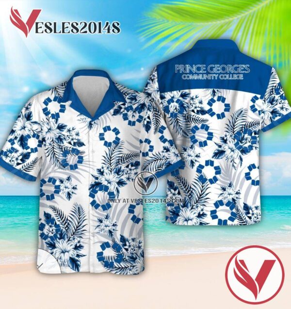 Prince George’s Community College Short Sleeve Aloha Combo Hawaiian, Best Outfit For Holiday - Vesles2014S