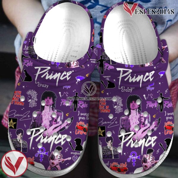 Prince Music Crocs Crocband Clogs Shoes, Unique Gifts For Fans Style 3 - Vesles2014S