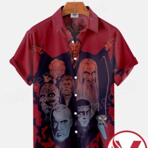 Prince Of Darkness – Christopher Lee Tribute Halloween Hawaiian Shirt, Unique Gifts For Friends - Vesles2014S 1