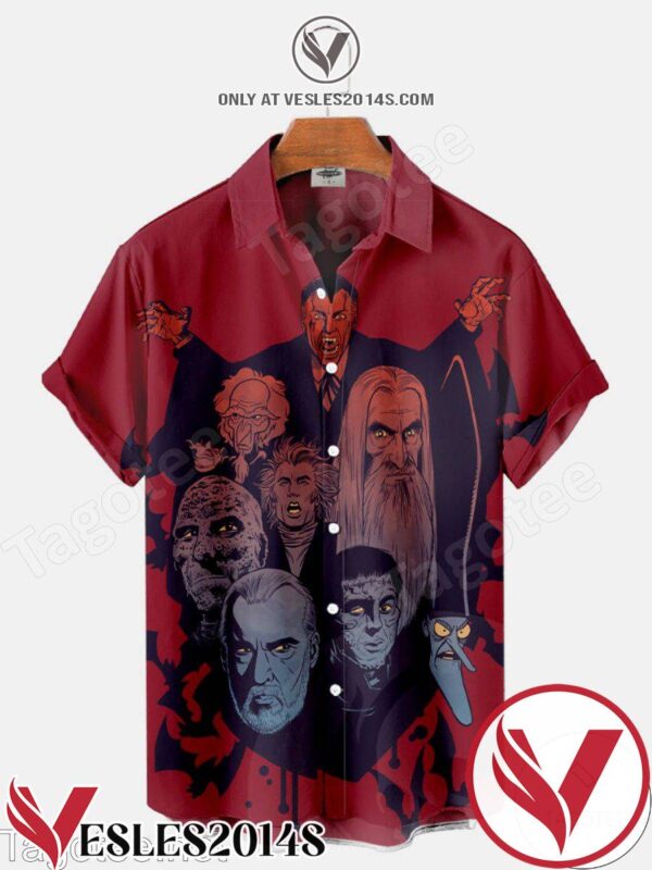 Prince Of Darkness – Christopher Lee Tribute Halloween Hawaiian Shirt, Unique Gifts For Friends - Vesles2014S 1