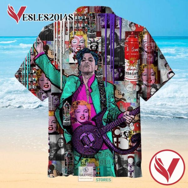 Prince Purple Rain Casual Hawaiian Shirt, Best Gifts For Summer Vesles2014S 2