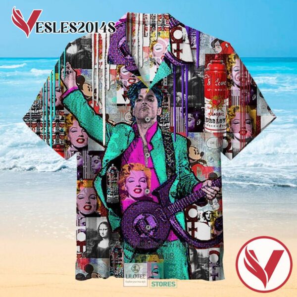 Prince Purple Rain Casual Hawaiian Shirt, Best Gifts For Summer Vesles2014S 3
