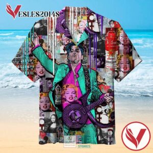 Prince Purple Rain Casual Hawaiian Shirt, Best Gifts For Summer Vesles2014S