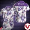 Prince Purple Tropical Floral White Hawaiian Shirt, Unique Gifts For Friends - Vesles2014S 1