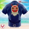Princess Mononoke Studio Ghibli Hawaiian Button Up Shirt, Perfect Gifts For Anime Lovers - Vesles2014S