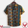 Printed Patchwork National Style Hawaiian Shirt, Unique Gifts For Friends - Vesles2014S 1