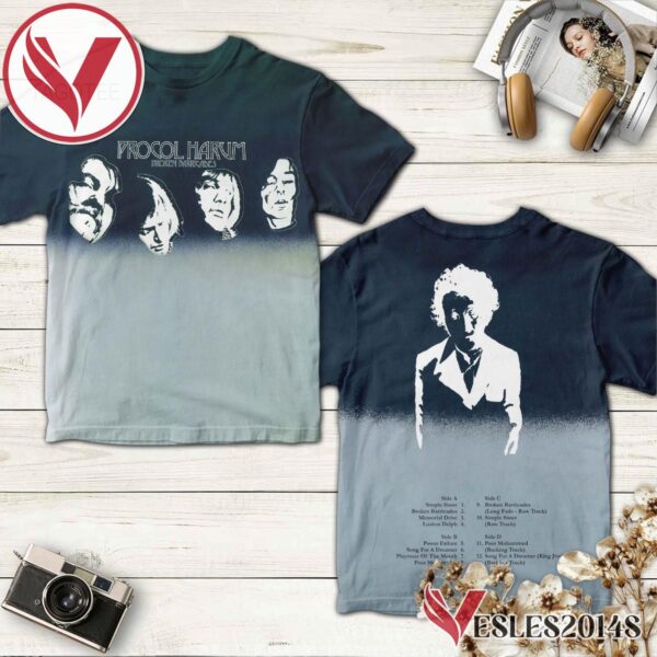 Procol Harum Broken Barricades Album Cover Shirt, Perfect Gifts For Music Lovers - Vesles2014S