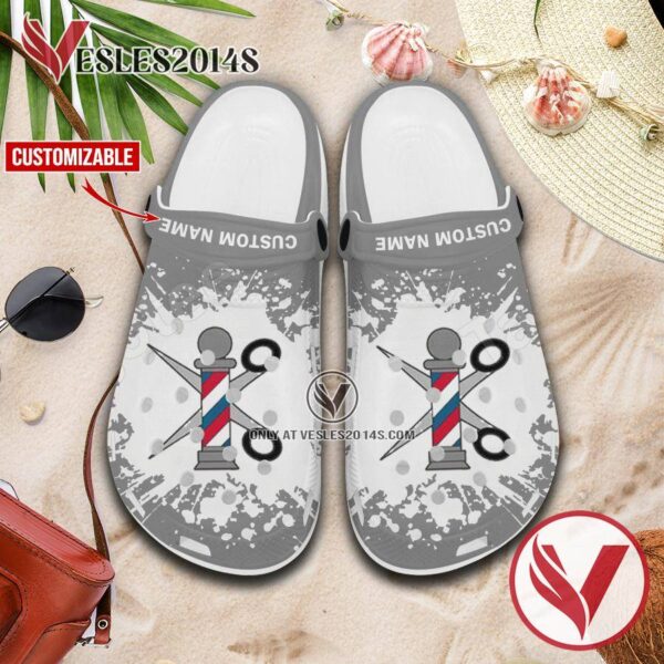 Profile Institute of Barber-Styling Crocs Shoes For Men And Women, Unique Clogs Shoes For Fans - Vesles2014S 1