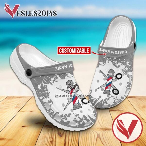 Profile Institute of Barber-Styling Crocs Shoes For Men And Women, Unique Clogs Shoes For Fans - Vesles2014S