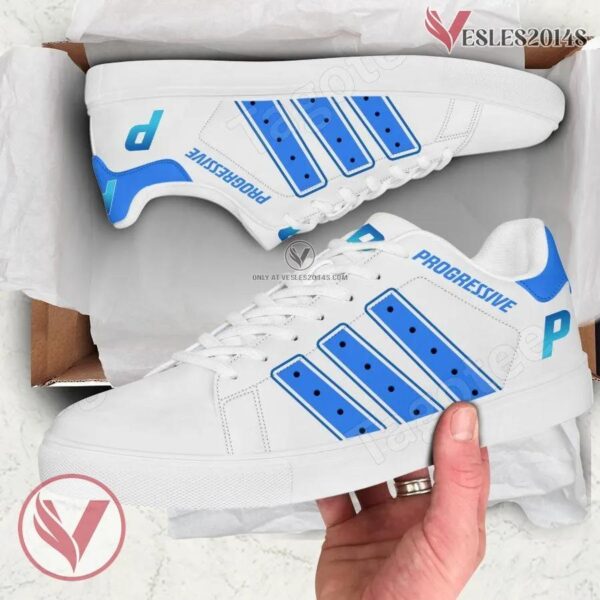 Progressive Corporation Print Stan Smith Shoes, Best Sneaker For Fans - Vesles2014s 1