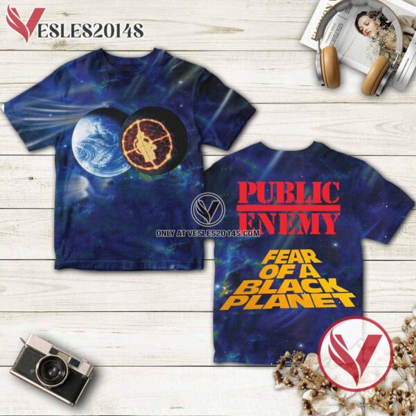 Public Enemy Fear Of A Black Planet Album Cover Shirt, Unique Gifts For Music Lovers - Vesles2014S