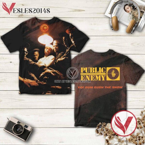 Public Enemy Yo Bum Rush The Show Album Cover Shirt, Unique Gifts For Music Lovers - Vesles2014S