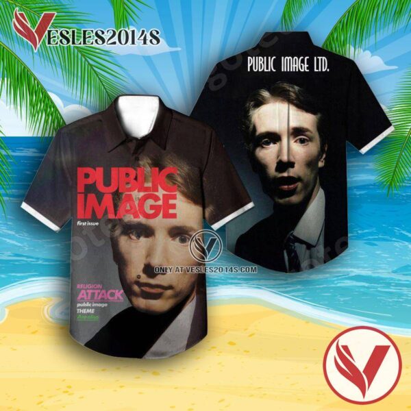 Public Image Ltd First Issue Album Cover Style 2 Hawaiian Shirt, Unique Gifts For Music Lovers - Vesles2014S
