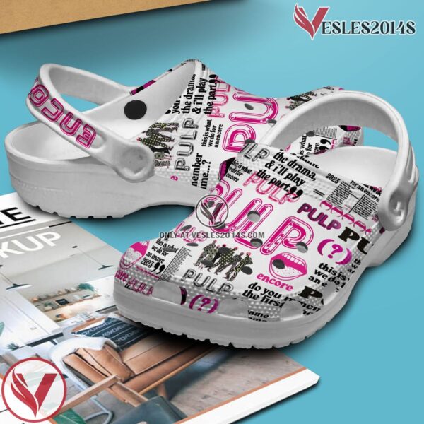 Pulp Music Crocs Crocband Clogs Shoes, Unique Gifts For Fans - Vesles2014S 3