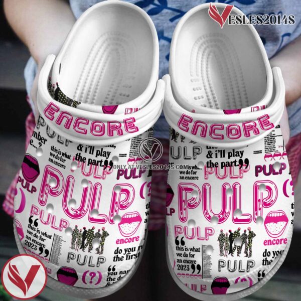 Pulp Music Crocs Crocband Clogs Shoes, Unique Gifts For Fans - Vesles2014S