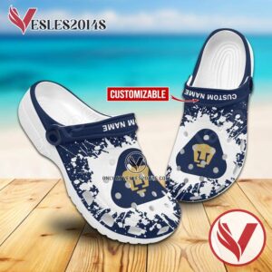 Pumas Morelos Logo Custom Crocs Shoes For Men And Women, Unique Clogs Shoes For Fans - Vesles2014S