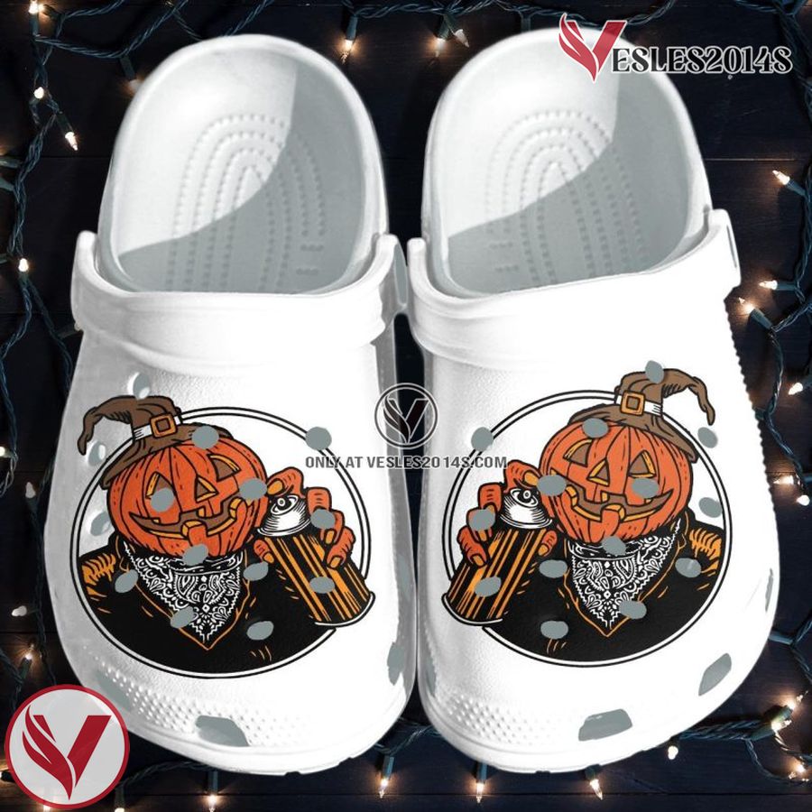 Pumpkin Hair Stylist Artist Halloween Shoes Clogs Gift For Male Female, Unique Gift From Vesles2014S