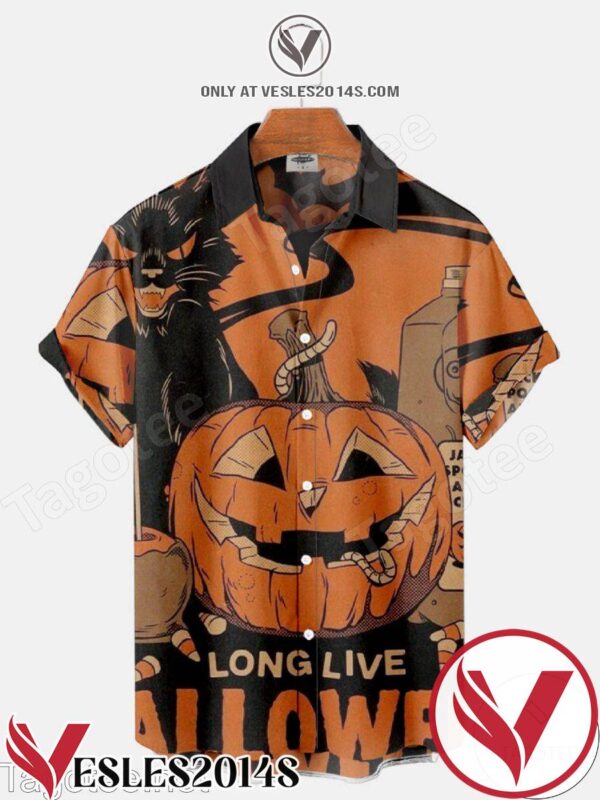 Pumpkin Long Live Halloween Halloween Hawaiian Shirt, Unique Gifts For Friends - Vesles2014S 1