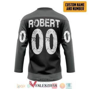 Punisher Skull Custom Name and Number Hockey Jersey Shirt, Trending Gifts For Fans - Vesles2014s 1