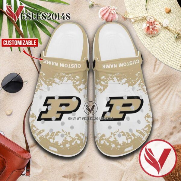 Purdue Logo Custom Crocs Shoes For Men And Women, Unique Clogs Shoes For Fans - Vesles2014S 1