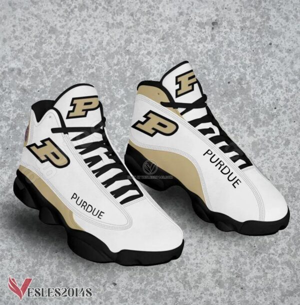Purdue NCAA Logo Air Jordan 13 Shoes, Best Sneaker Gifts For Fans - Vesles2014s 1