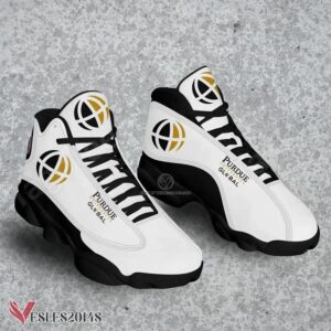 Purdue University Global Air Jordan 13 Shoes, Best Sneaker Gifts For Fans - Vesles2014s